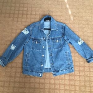 Over sized Jean jacket